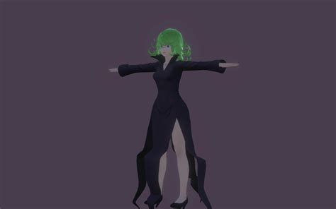 one punch man tatsumaki cosplay|3dsMax Biped Model One